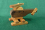 Handmade Wood Toy Helicopter from D and ME Toys